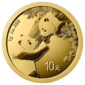 1g Gold China Panda 2023