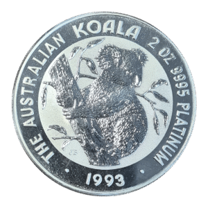 2 oz Platin Koala, diverse Jahre