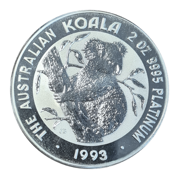2 oz Platin Koala, diverse Jahre