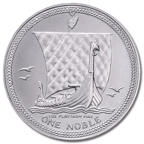 1 oz Platin Noble Isle of Man