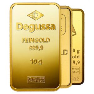 10g Gold Bar, various LBMA manufacturers