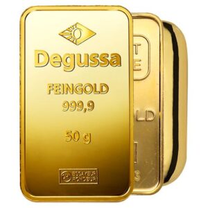50g Gold Bar, various LBMA manufacturers