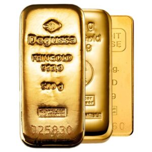 500g Gold Bar, various LBMA manufacturers
