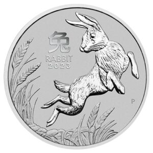 1 oz Platinum Rabbit 2023, Lunar Series III