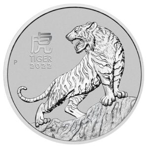 1 oz Platinum Tiger 2022, Lunar Series III