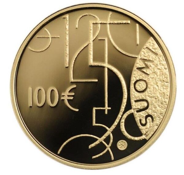 5,18 g Gold Finnland 150 Jahre Finnische Mark 2010 - Image 2
