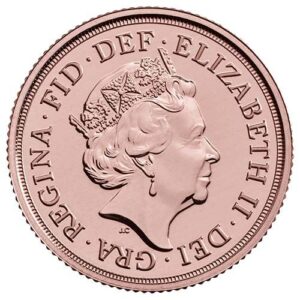 1 Pound Gold Sovereign, Elizabeth II 2022