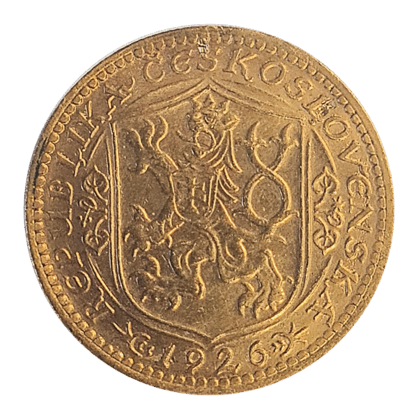 Tschechoslowakei Dukat Gold 1926 - Image 2
