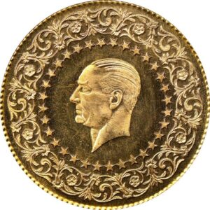 50 Kuruş Gold Türkei Atatürk