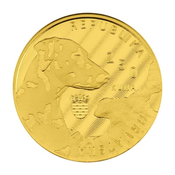 1/4 oz Gold Kroatien Dalmatiner 2021