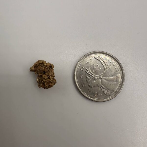 2.88g Raw Natural Canadian Crystalline/Unique Gold Nugget. - Image 4