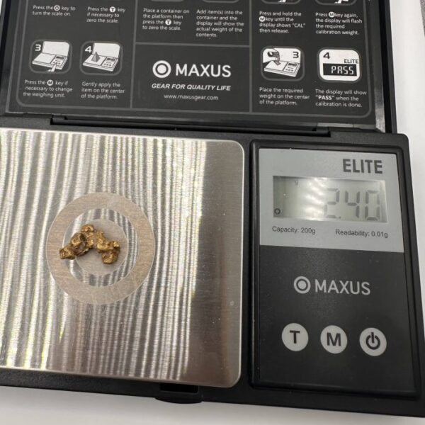 Crystalline/Unique Gold Nugget 2.39g - Image 4