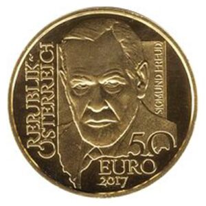 1/4 oz Gold Euro Sigmund Freud