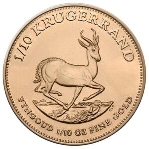1/10 oz Gold Krugerrand, backdated