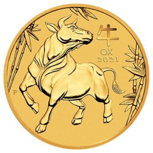 1/10 oz Gold Ox 2021, Lunar Series III