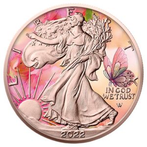 1 oz Silver Eagle 2022 – Summer, Art Color Collection
