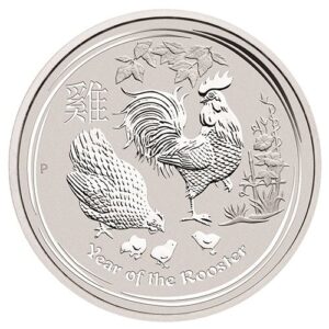 5 oz Silver Coin Rooster 2017, Lunar Series II