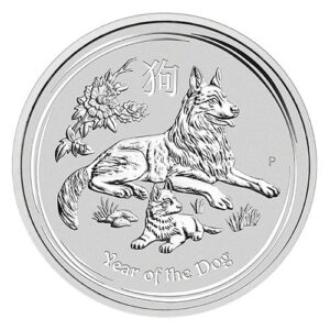 1 kg Silver Coin Dog 2018, Lunar Series II