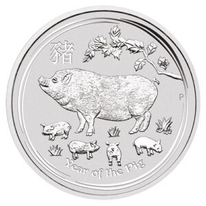 2 oz Silver Coin Pig 2019, Lunar Series II