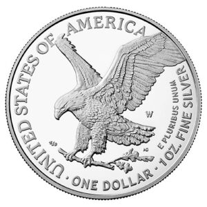 1 oz Silver American Eagle Type 2, backdated