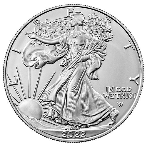 1 oz Silver American Eagle, backdated - Image 2