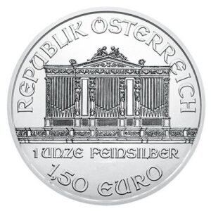 1 oz Silver Vienna Philharmonic, backdated